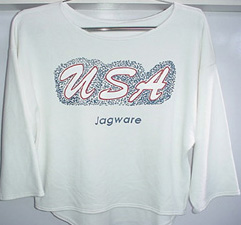 White USA Batwing